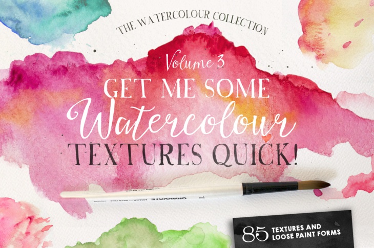 download high res photoshop watercolour textures