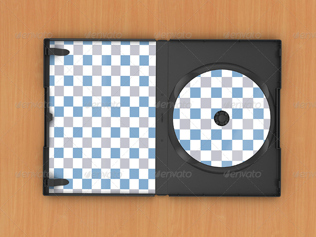 realistic dvd mock up