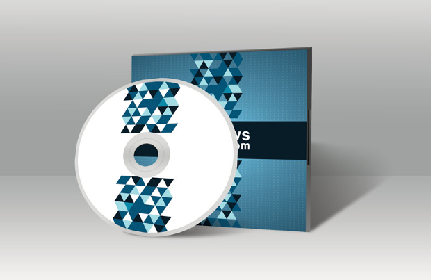 cd cover mockup template