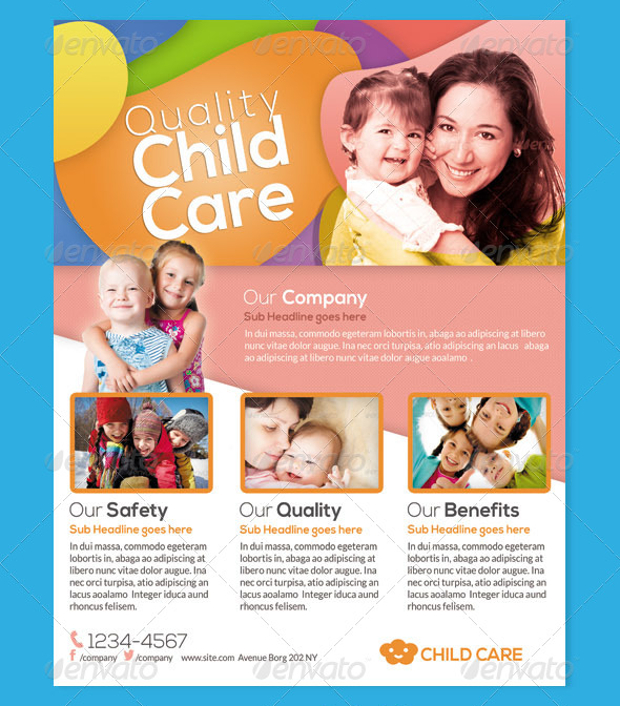 Awesome Children Care Flyer
