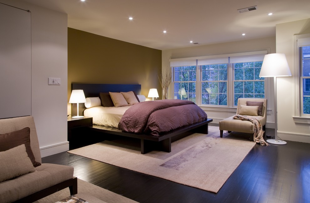 luxurious bedroom accent wall design