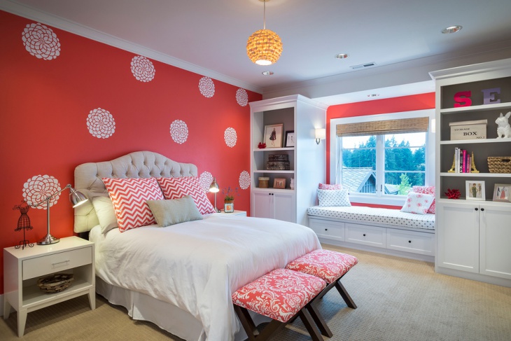 colorful bedroom design for teenagers