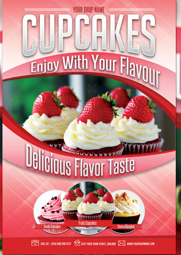 Delicious Cupcakes Flyer