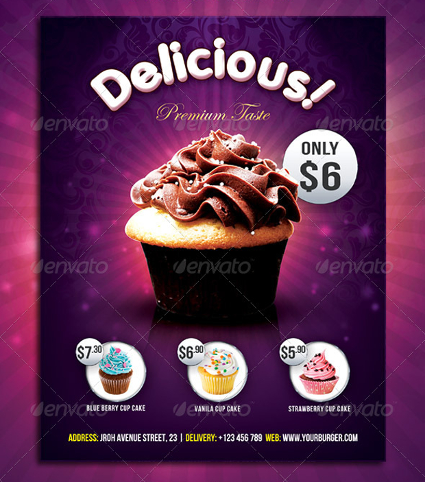 Party Cupcake Flyer