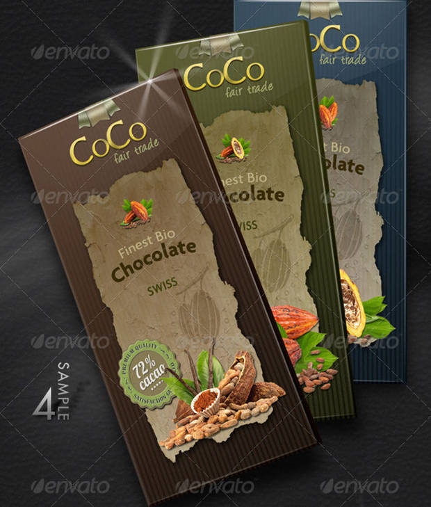 bar of chocolate packaging mock up1