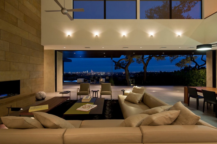unique lighting design for living room