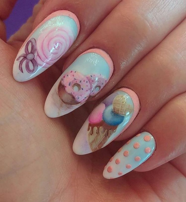 sweet nail art idea