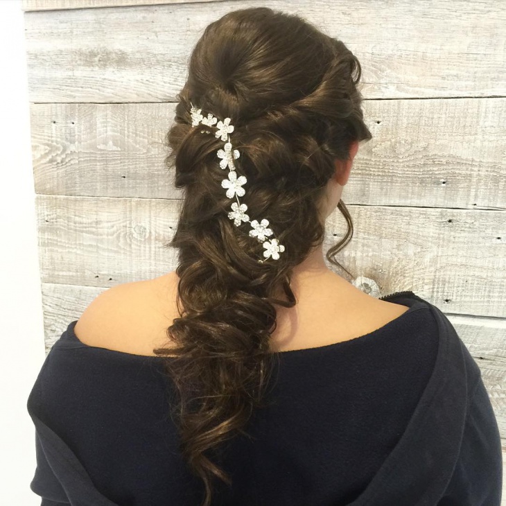 prom braided hairstyle