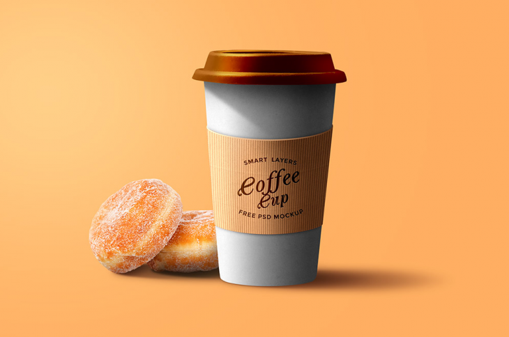 paper coffee cup psd