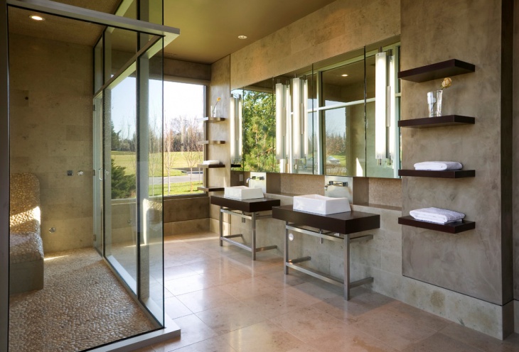 contemporary bathroom design idea