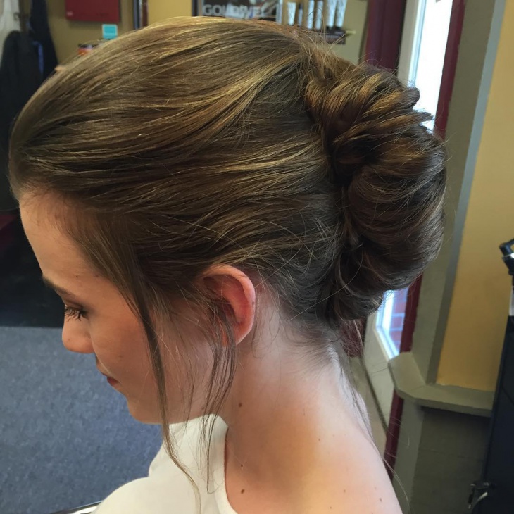 easy french twist hairstyle