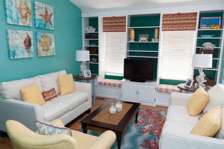 tropical style living room idea