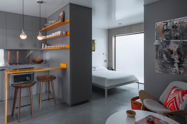 gray contemporary bedroom design