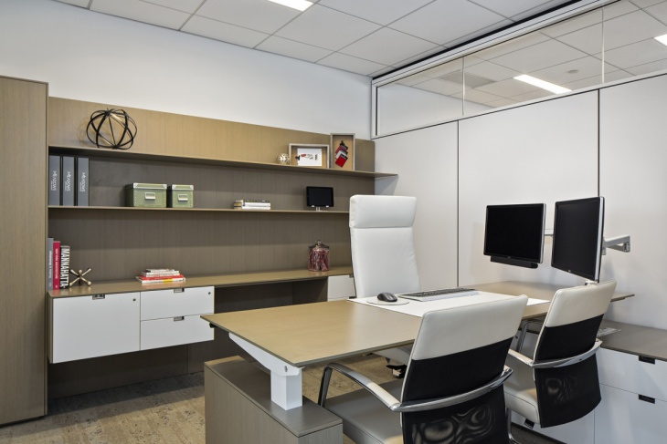 neutral color office design interior