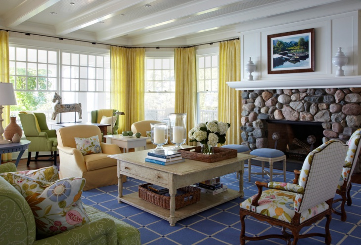 elegant beach style living room