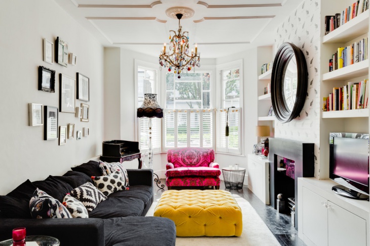 colorful designed living room