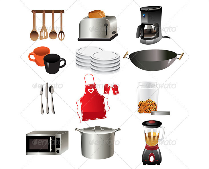 high resolution kitchen icons