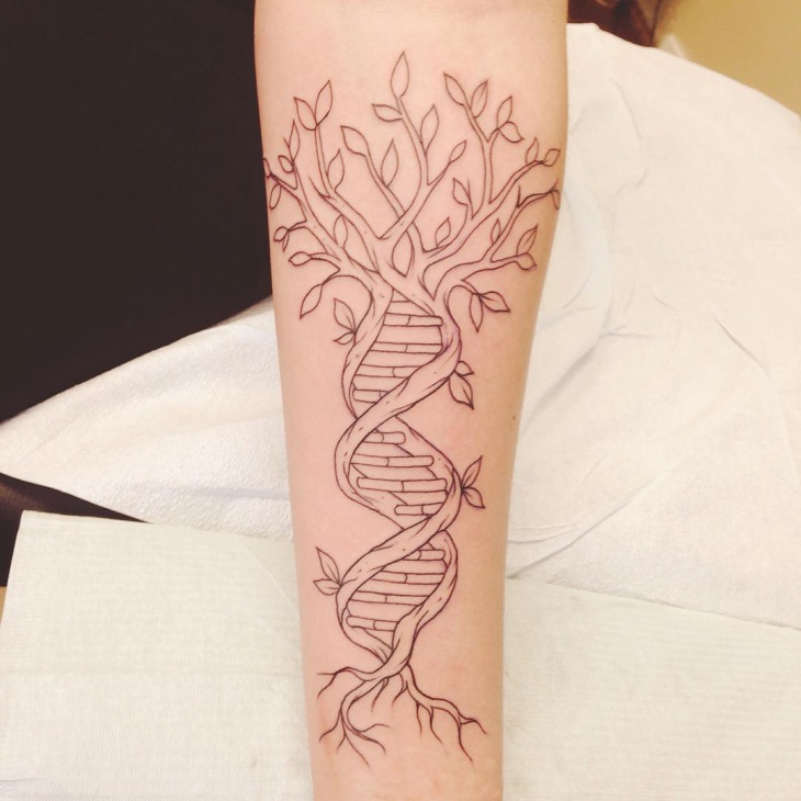 biology tattoo design