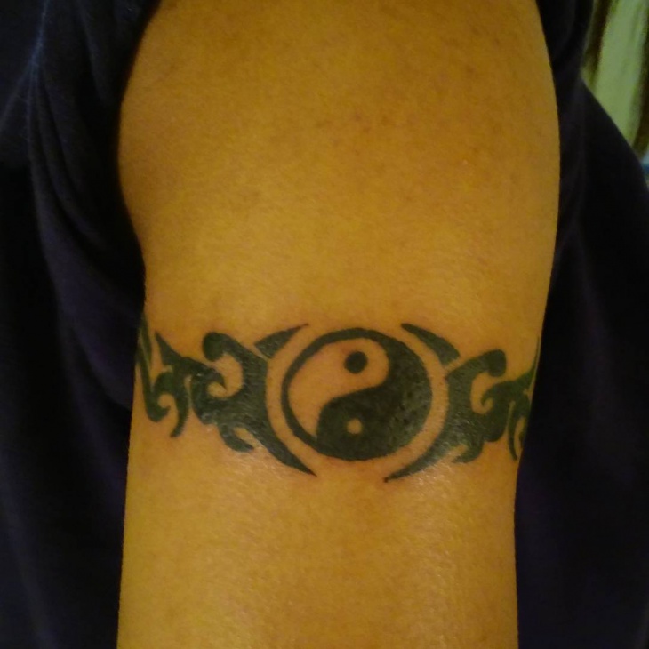 mayan armband tattoo design