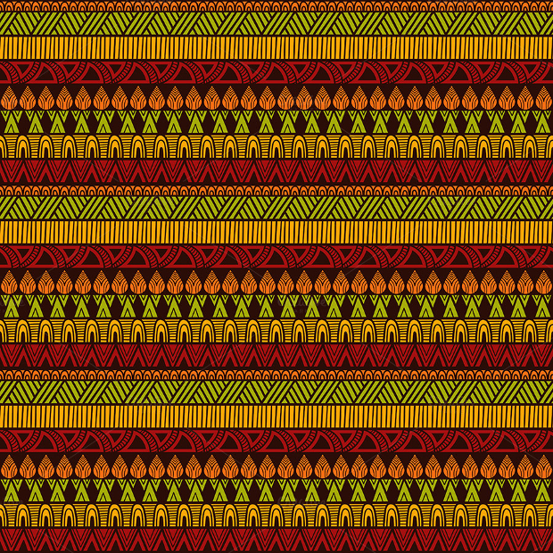 vector square ethnic pattern