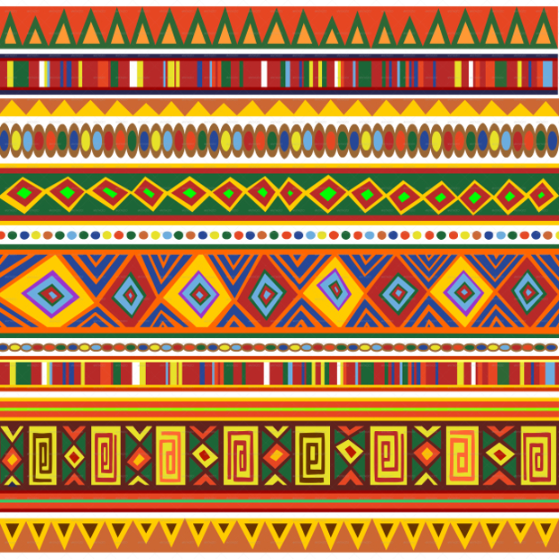 colorful ethnic pattern