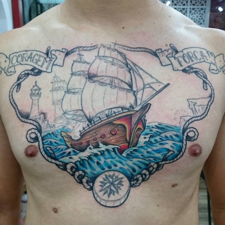 unsinkable ship tattoo