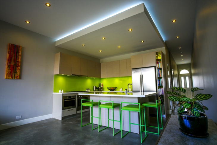 concrete floor kitchen design