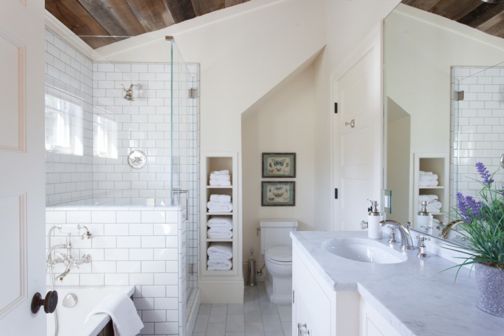 white cozy bathroom design idea1