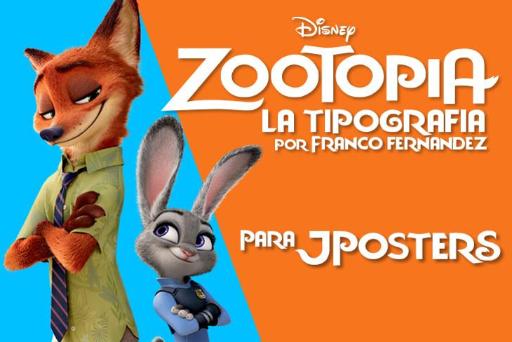 zootopia jposters font
