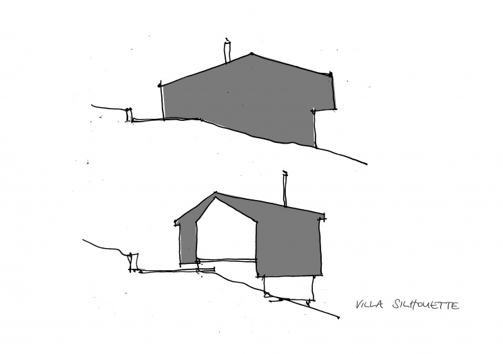 initial sketch of the building