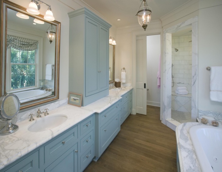 15+ Blue and White Bathroom Designs, Ideas Design Trends