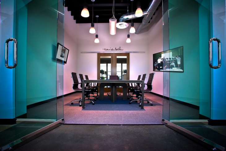 custom fabricated meeting room