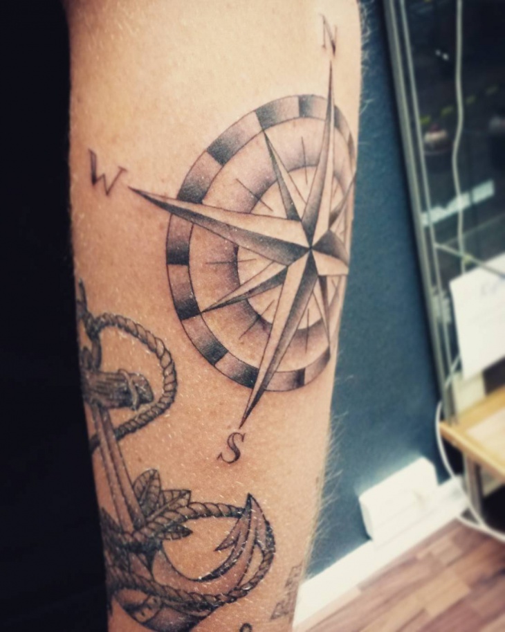sailor star tattoo design