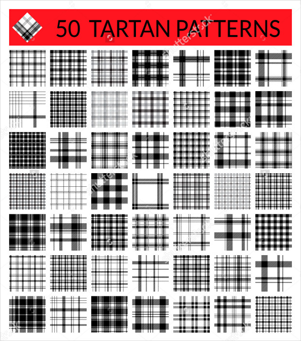 black and white check pattern