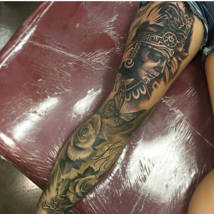 Wonderful Ink Tattoo on Leg