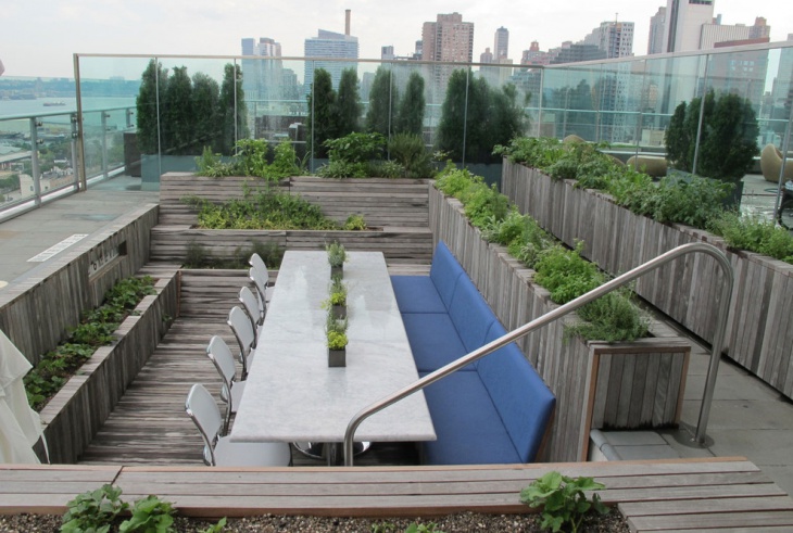 rooftop herb garden design
