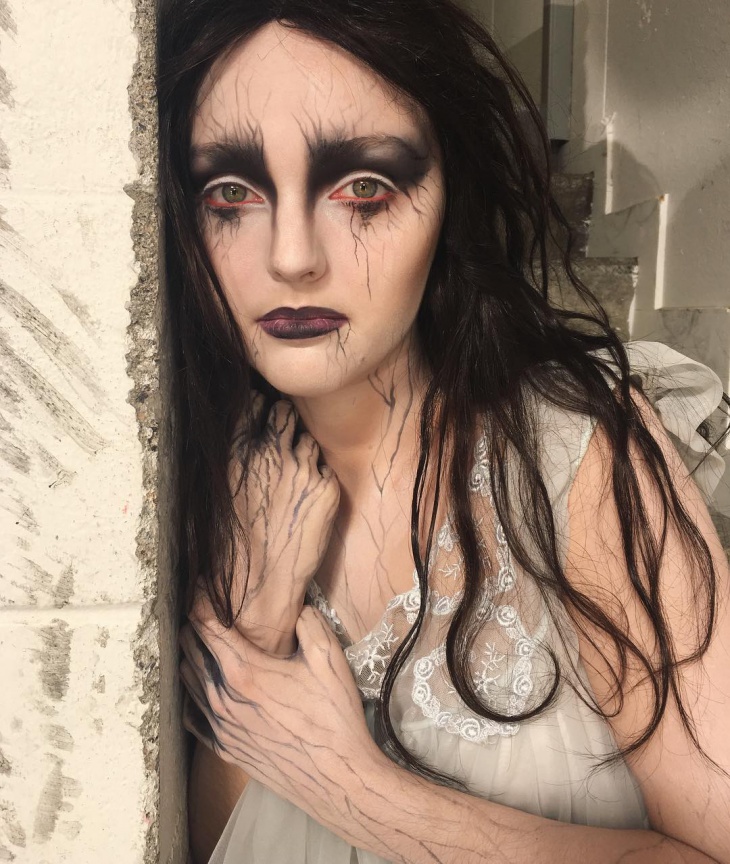zombie makeup for brown eyes