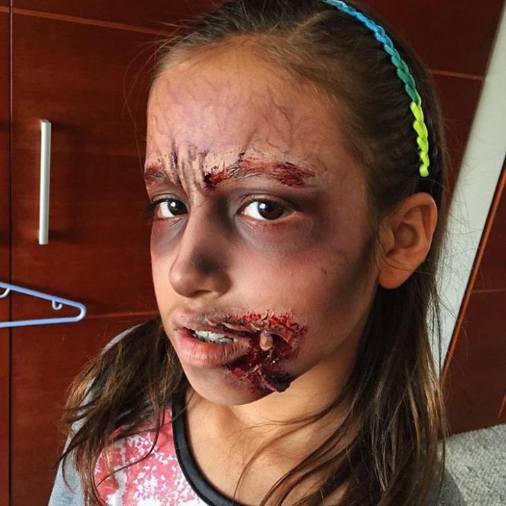 little zombie girl makeup