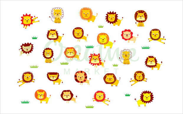 lion vector design
