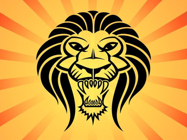 lion head vector art