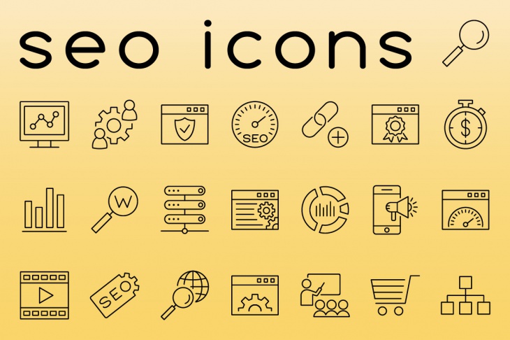 simple seo icons