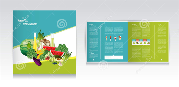 Health Food Brochure Design