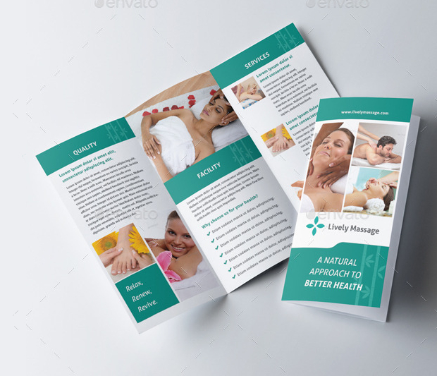 Health Massage Trifold Brochure