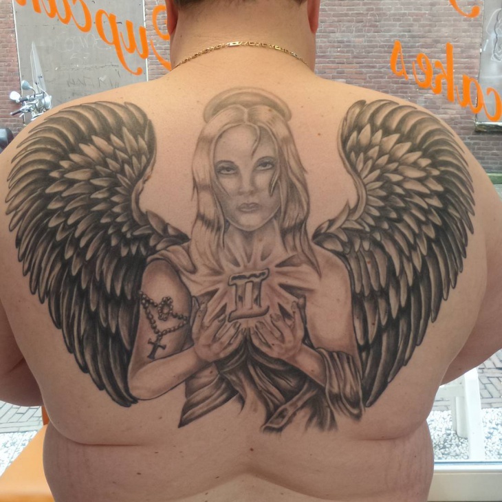 fallen angel tattoo