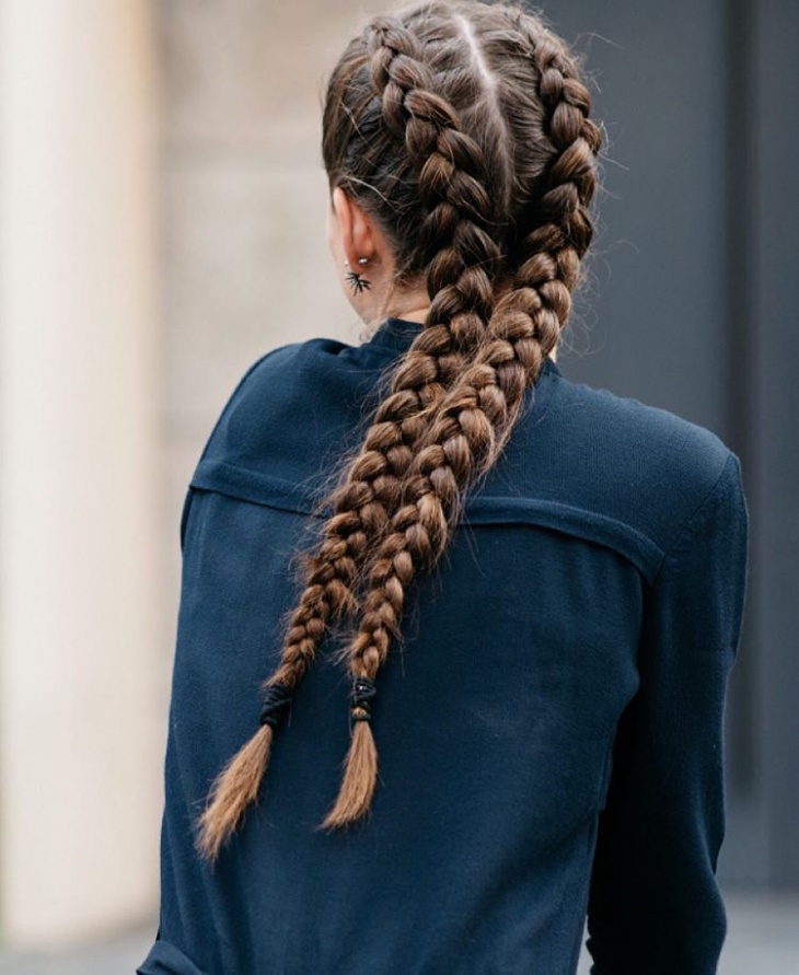 long braid french hairstyle