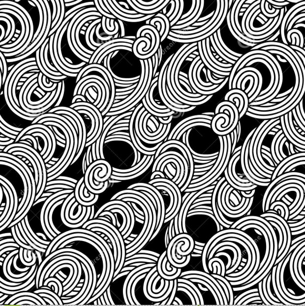 seamless abstract doodle pattern