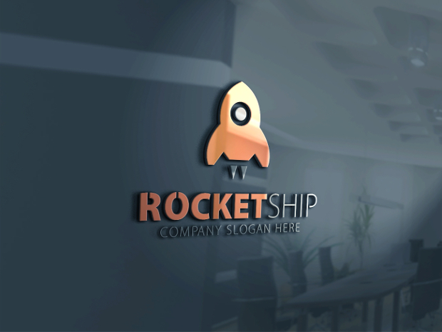 rocket ship logo idea