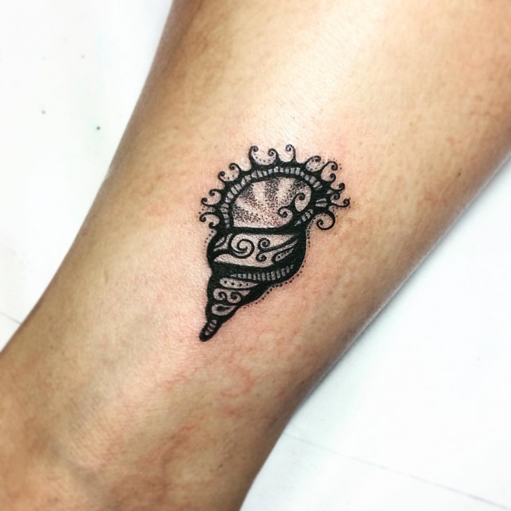 black snail tattoo idea