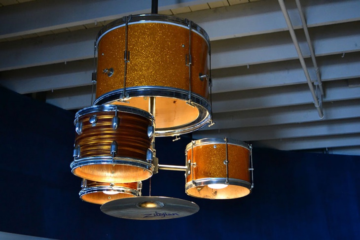 round drum chandelier