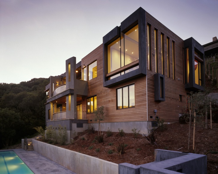 modern exterior elevation